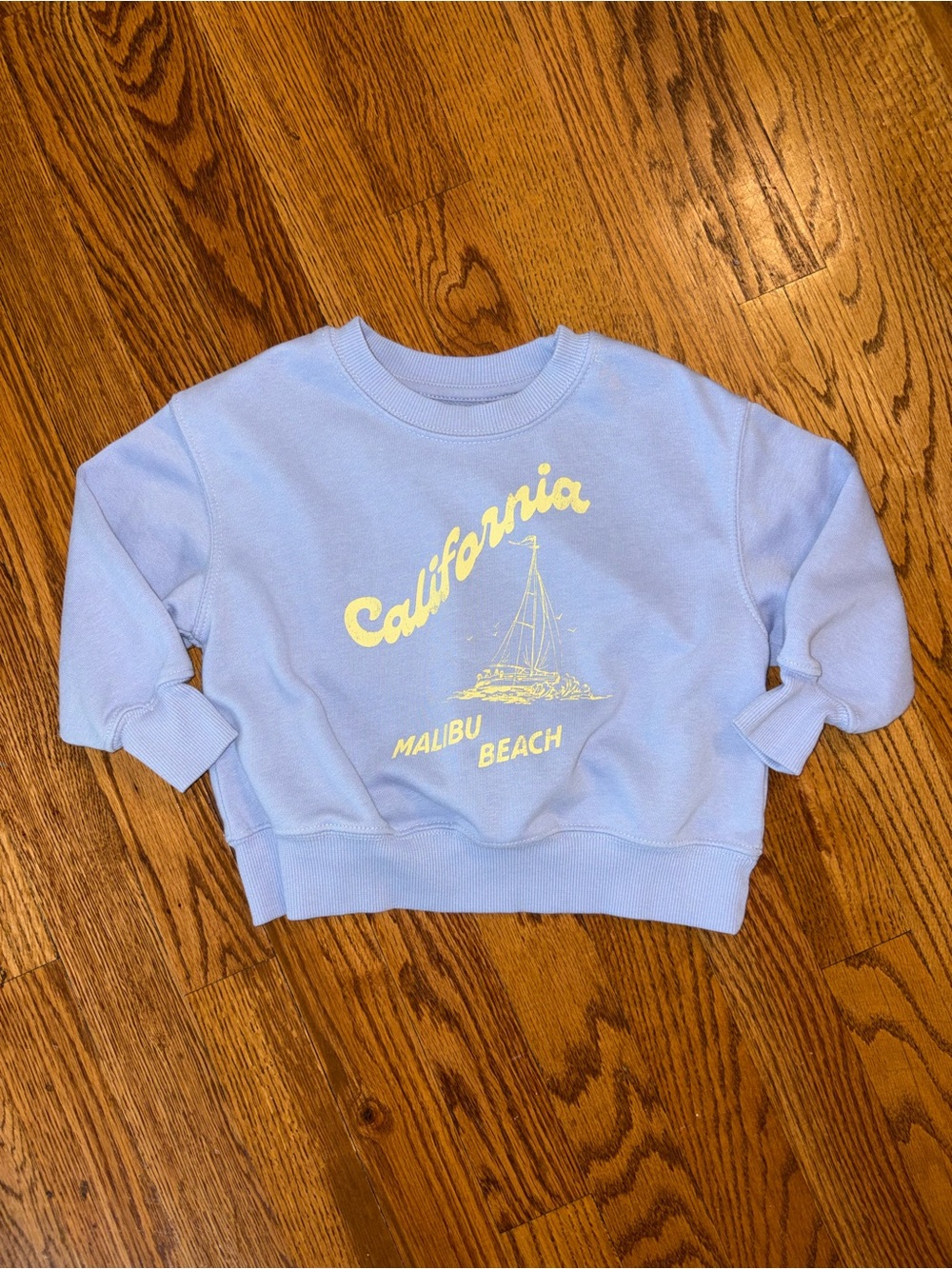 Grayson Mini California Malibu Beach Blue Kids Sweatshirt 2T